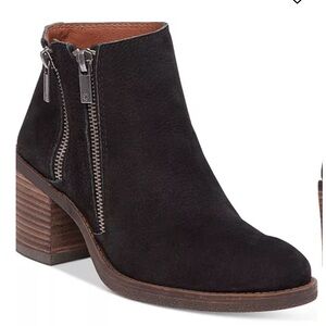 Luckybrand-  LK-ROQUEE NUBUCK ANKLE BOOTIE
